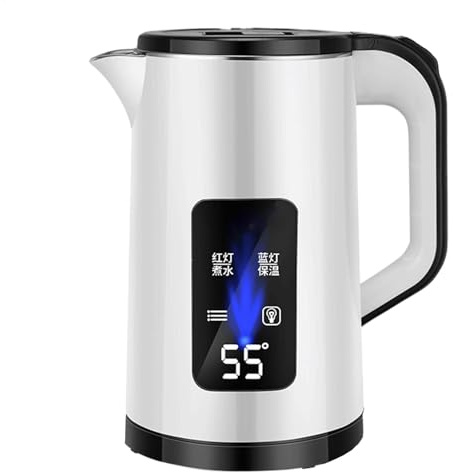 Bouilloire électrique, théière électrique - Bouilloire à eau en acier inoxydable,Chauffe-eau électrique à ébullition rapide 3L pour chambre à coucher, cuisine et réunions de famille