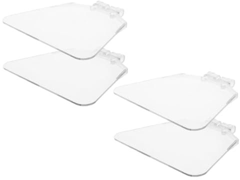 ASAKKURA 4pcs Plastic Bench Eye for Grinding, Universal Safety Protective Covers for Bench Grinder, Dust Deflector Accessories for Workshop Use