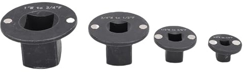 CHICIRIS Low Profile Impact Socket Adapter Set, Durable Steel Construction with Precision Fit, Drive Reducing Socket Adapters for Mechanics Automotive Technicians and DIY Users