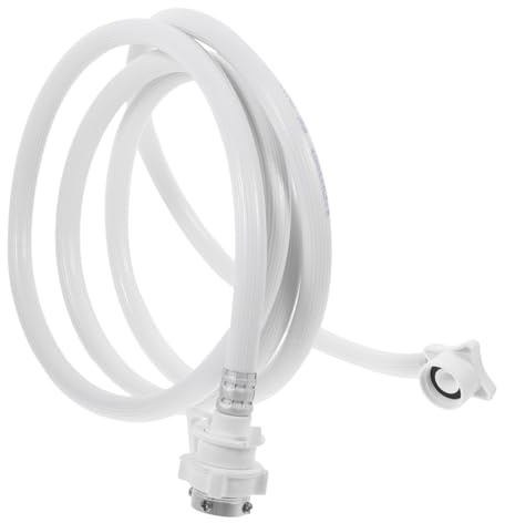 EXHUMKY 3m Washing Machine Hose Replacement Extend Water Inlet Pipe for Automatic Washer PVC Material Fit