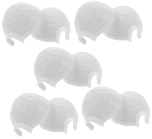 HEALSOPTHY 10 Stück Iglu Figuren Kleine Eisdeko Iglu Modell Für Kinder Und Erwachsene Für Garten Tisch Und Büro Als Oder Partydeko
