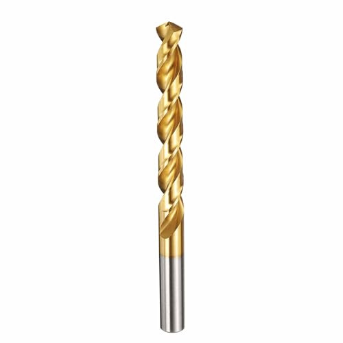 Kozelo 1 broca – [12 mm de diámetro] M42 8% cobalto HSS herramienta de corte para mecanizado de metal duro, acero inoxidable, carpintería, artesanía, ángulo de corte de 135° TiN