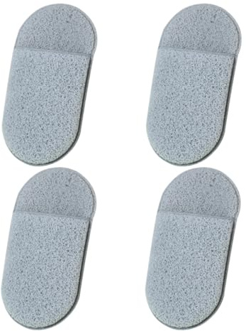Healeved Spugne per Pulizia del Viso 4 Pezzi, Spugne Esfolianti Morbide e Riutilizzabili per Pulizia Profonda e Rimozione Cosmetici, Tamponi Detergenti Viso Adatti a Tutti i Tipi di Pelle