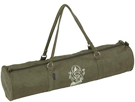 Yogatasche Yogibag® Style - Zip - Velour - Art Collection - 69 Cm Olive Grün