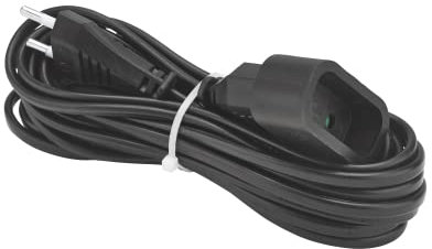 Debflex 324262 - Prolunga HO3VV-H2-F, 2 x 0,75, 5 m, colore: Nero