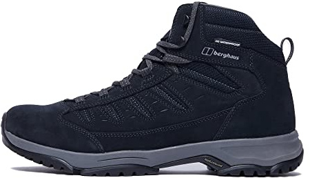Berghaus Expeditor Trek 2.0 vattentäta vandringskängor för män | mycket andningsbara | tufft grepp, Marinblå svart, 43 EU