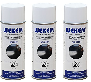 3er Sparpack 400ml Wekem Profi Schaumreiniger WS3000-400