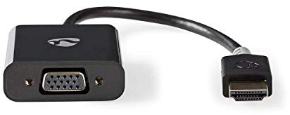 Nedis Cable HDMI-VGA Conector HDM I - VGA Hembra + Salida