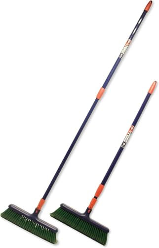 Spear & Jackson 4865RB Teleskopstiel-Krallenbesen für Kunstrasen