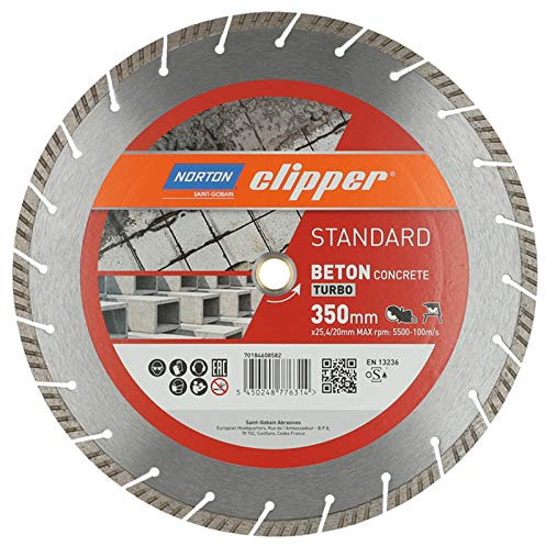Clipper Diamant Trennscheibe STANDARD BETON TURBO (Ausführung: 350 x 25,4/20 mm)