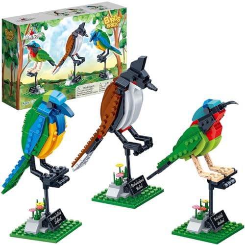 Apostrophe Games Vögel Modellbaukasten - 408 Teile - Modell für Kinder und Erwachsene
