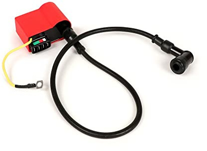 BGM CDI Zündeinheit Set kompatibel mit Vespa PX, Rally200, PK XL und ET3 | CDI mit Zündspule für Ducati-Zündung; mit Zündkerzenstecker, Kabel; kompatibel mit Vespa PE, T5, Lambretta DL/GP electronic