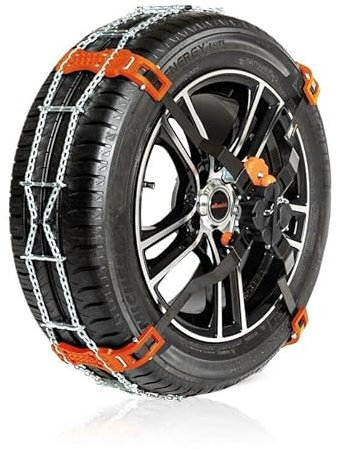 Weisenfels Schneeketten Auto Winter – Modell TRAK M92 – Größe 245/45 R18 – zugelassen nach EORM V5117