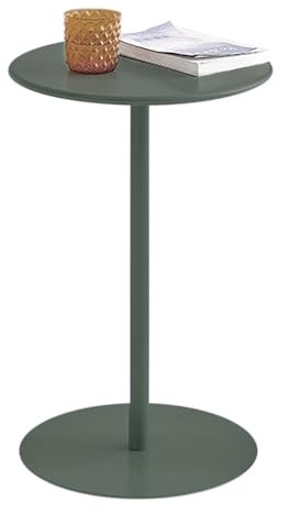 Yopappol Runder Bartisch, hohe Bistro-Pub-Tische, Frühstücks-Esstisch, Kaffee-Besprechungstisch, hoher Cocktailtisch für Partys, Beistelltische mit Metallsockel (Size : 40x40x50cm)
