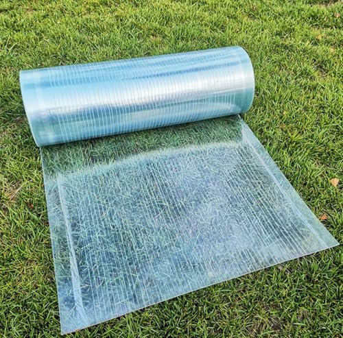 Wetterfeste Platten für Außen Dachplatten, 0.8mm Transparent Polycarbonatplatten Gewächshaus Platten, Frp-tageslichtplatten für Gewächshaus Balkon Garagenschuppen(WxL:1.2x3m)