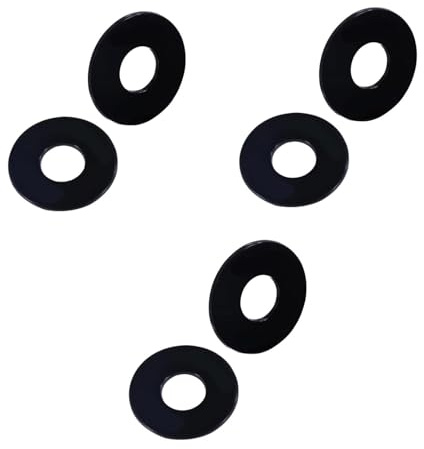 ifundom 3stücke Guitar Toggle Plate Treble Rhythm Washer Schwarze Kunststoffunterlage Mit Goldener Prägung Gitarre Installieren Und Langlebig