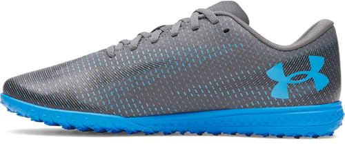 Under Armour Unisex Shadow Select 2 Turf Soccer Cleats Sneaker, (026) Castlerock/Black/Blue Atlantis, 9 UK