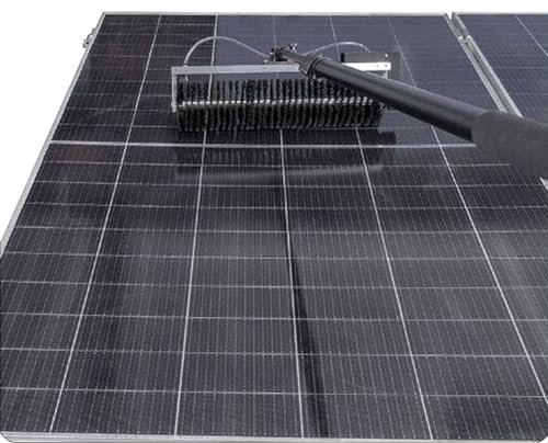 Spazzola Impermeabile Per La Pulizia Pannelli Solari, Pulitore Pannelli Solari, Spazzola Rotante Per Il Lavaggio Di Pannelli Fotovoltaici E Solari, Kit Per La Pulizia Delle Finestre, Spazzola,5.5M
