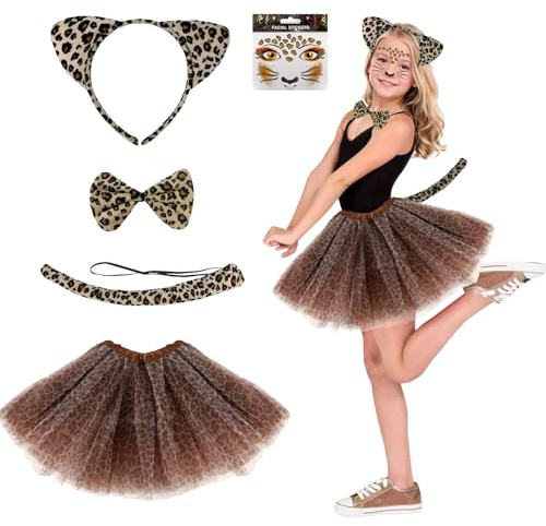 Zhulybowei costume da leopardo per bambini