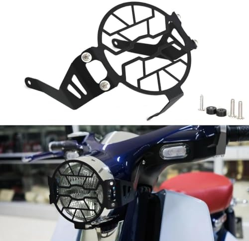 Janice Super Cub 125 Head light Guard Headlight Protector Compatible With C125 Super Cub 2019-2024 Front Headlamp Grille Cover Motorbike
