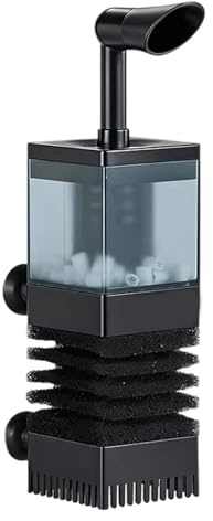 Skimmer per l'Acquario Migliora l'Ossigenazione Rimozione 'Olio Compatto | Schiumatoio per Rifiuti Superficiali Acquari d'Acqua Per Adulti, Amanti, Famiglie, Donne e Uomini