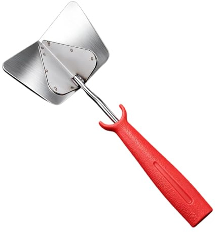 Herramienta para dar forma triangular, paleta de esquina interior/exterior con ergonómico para aplicación precisa en las esquinas, herramienta a prueba de óxido