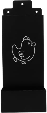 WESIEVYA Chicken Grit Feeder Oyster Shell Feeder Hanging Iron Black for Poultry and Hens, Chicken Coop Accessory Separate Oyster and Grit Areas, Automated Feeding, Minimizing Feed Waste