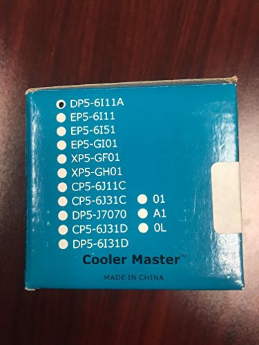 Cooler Master DP5-6I11A-X9 ventola per PC Processore Refrigeratore
