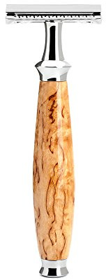MÜHLE Rasierhobel - Purist Serie - karelische Maserbirke