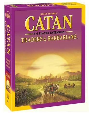 Catan Händler und Barbaren 5 und 6 Spieler | Brettspiel-Erweiterung | Alter 12+ | 3-6 Spieler | 120 Minuten Spielzeit