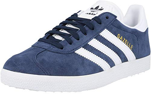 adidas Herren Gazelle Bb5478 Low Top, Blau Collegiate Navy White Gold Met, 39 1/3 EU