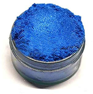 KandyDip Effektpigment DEEP LAPIZ Blue Pearl Perlglanz Metallic Farbpulver Pigment für Epoxidharz Autolack Sprühfolie Pigmente Aquarell Seife Powder (25 Gramm)