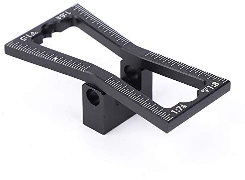 Schwalbenschwanzmarkierung 1: 5/1: 6/1: 7/1: 8 mm, Schwalbenschwanz-Beschriftungslehre, geschnittenes Schwalbenschwanz-Führungswerkzeug, für Holzbearbeitung und Tischler