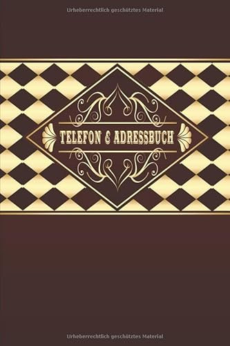 Telefon und Adressbuch: Telefon - und Adressbuch für Ihre Adressen, Kontakte und Telefonnummern. Einfaches Organiesieren dank Register. Design : Floral rote Herzen