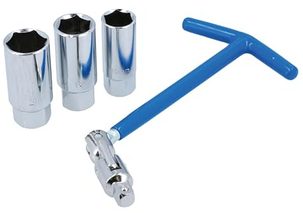 Laser 8373 T-Handle Spark Plug Socket Set 3/8 D 4pc