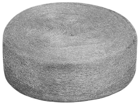 Steel Wool - Stainless Steel Wool Fill Fabric Roll, Gap Blocker, Barrier, Vents for Garden, House, Garage, Siding (46 FT)
