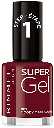 Rimmel - 69 Moody Mahogany Super Gel Nail Polish