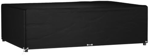 vidaXL Överdrag för trädgårdsmöbler 12 ölj. 227x152x65 cm rektangulärt, terassmöbelöverdrag, möbelskydd, överdrag för trädgårdsmöbler