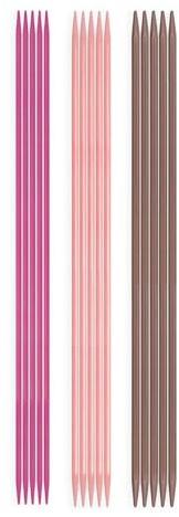 Juego de agujas de calcetar Pony Color 20 cm, 2.00-3.00 mm - 1 unidad