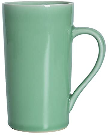 Tazze per tazze Boccale Celadon Boccale da birra in ceramica Boccale da tè for uso domestico di grande capacità Boccale da birra da bar Boccale da latte for colazione in soggiorno Tazza per bevande al