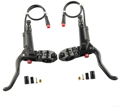 1 Paar E-Bike-Bremshebel, 2-polig, 3-polig, hydraulische Bremshebel für E-Bike-Zubehör, passend für Bafang-Motor (2-polig)
