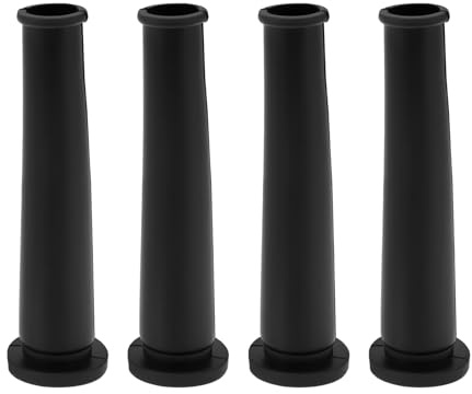 Be In Your Mind 40pcs Cable Rubber Protective Sleeve Cable Conduit Hose 69x20mm Aperture 9mm Suitable for Electric Tool Cutting Electric Drill Black Color