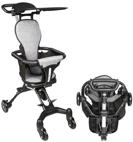 OHMG Buggy, kompakt, 0 – 25 kg, faltbar, verstellbare Rückenlehne, Kinderwagen, kompakt & leicht, Reise-Zubehör, für Neugeborene, Kinder, Baby Stroller