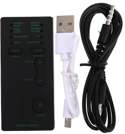 Uonlytech Mini Changeur De Voix Portable Effets Vocaux Appareil Changement Voix Changeur Mini