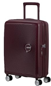 American Tourister Soundbox Spinner 55/20 TSA EXP Trolley Wild Cherry Beere