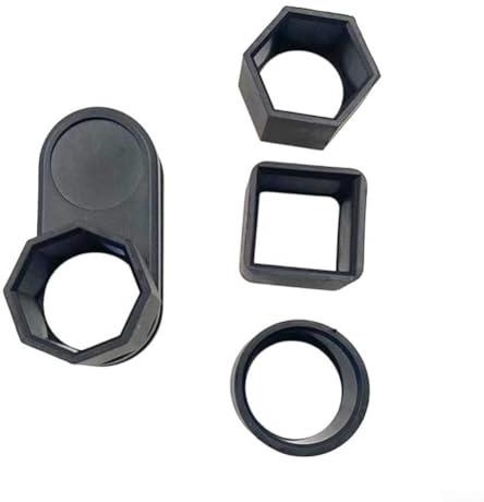Gessetti per stecca da biliardo con clip magnetica per cintura, compatibile con gessi cubici, cilindrici, esagonali e ottagonali, accessorio in plastica leggera