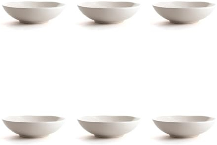 Bidasoa Cosmos Set 6 Platos Hondos 20,5cm Cosmos Perla 20,5cm Loza Apto Microondas Apilable