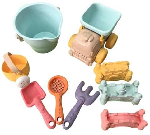 Sandbox Toys - Sandbox Game - Sand Shovel Set | for Preschoolers Kindergarten Summer Backyard Vacation Camping Park Playground Poolside Birthday Daycare Holiday