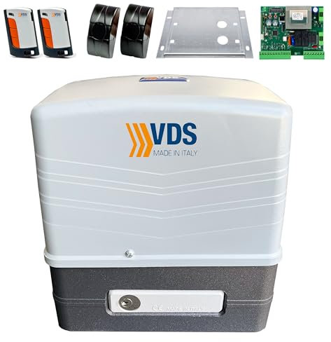 VDS Schiebetorantrieb Carrera 800kg Motor Grau Antrieb Torantrieb Toröffner für Tor