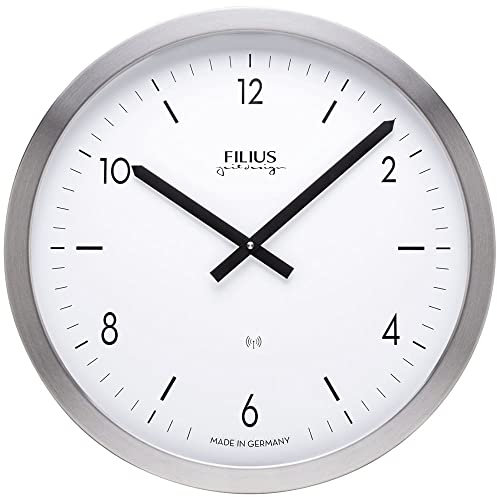 Filius-Zeitdesign Wanduhr 40cm 0304-19 Silber